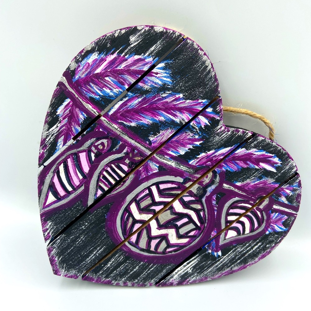 Purple Christmas Ball Ornament
